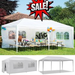 Canopy Tent with Walls, Tents for Outdoor Events Outside Party Tent for Backyard White Tent Wedding Tent for Patio, different Price 10x10,10x20 &10x30