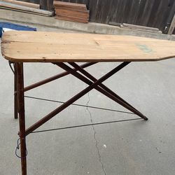 Antique Wooden Ironing Board