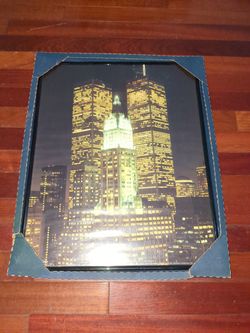 Twin Towers Framed Print 