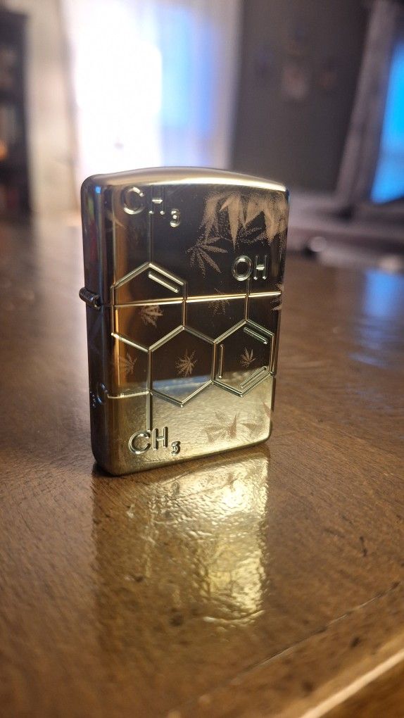 Zippo Lighter THC Cannabis Design 46313