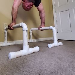 PVC Pipe Parallel Tricep Type Work Out Tool