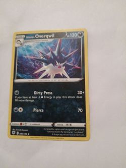 Pokémon Collectable Card Overqwil