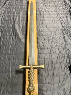 Decorative Sword with Skull and Snake Handle