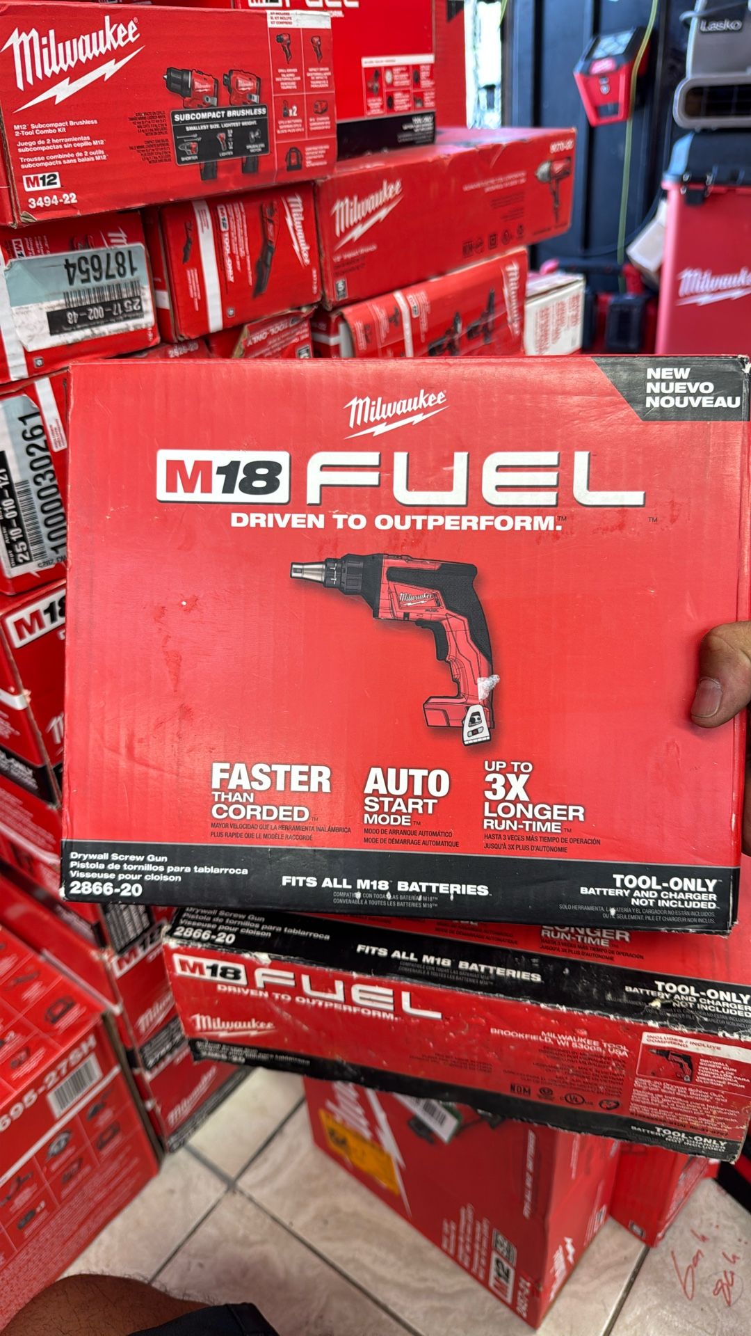 Milwaukee Drywall Screwdriver $100 New Unit