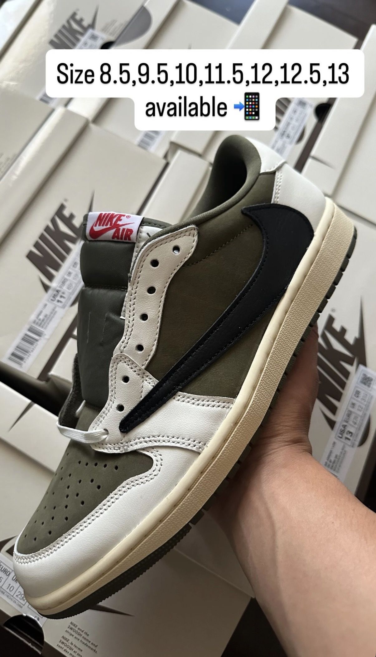 Jordan 1 Medium Olive 