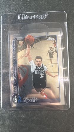 2025-26 Topps Chrome Update NBA Cooper Flagg Rookie RC #151 Dallas Mavericks