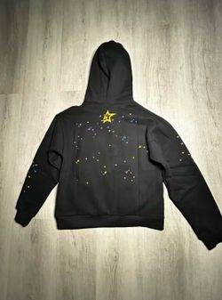BLACK AND PINK SPIDER HOODIE