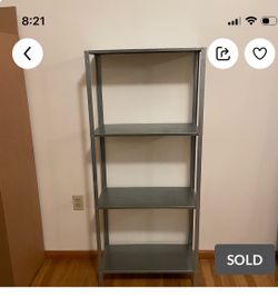IKEA / Tall Metal Shelf