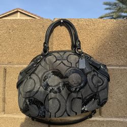 Coach Madison Sequin Optical Art Sophia Bag