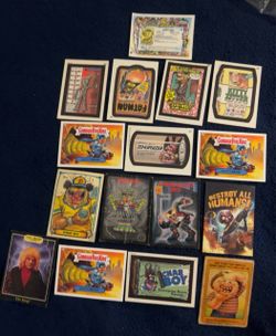 Vintage Garbage Pail Kids & Topps Gross-Out Parody Card Lot – Batty Brad + More