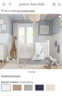 Pottery Barn Kids Crib
