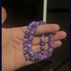 Purple Bracelet Set