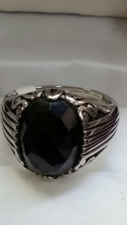Stainless steel men's ring size 11
