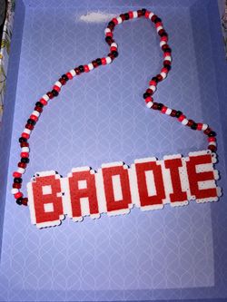 BADDIE CHAIN PERLER KANDI NECKLACE FESTIVAL RAVES