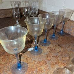 Lot Of Various Glass Cups 