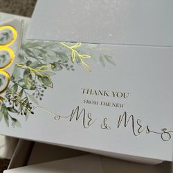 100 Wedding Thank You Cards