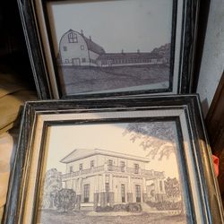 Framed 8x10 2 Matted  Sketch Artwork By Keith LaCour