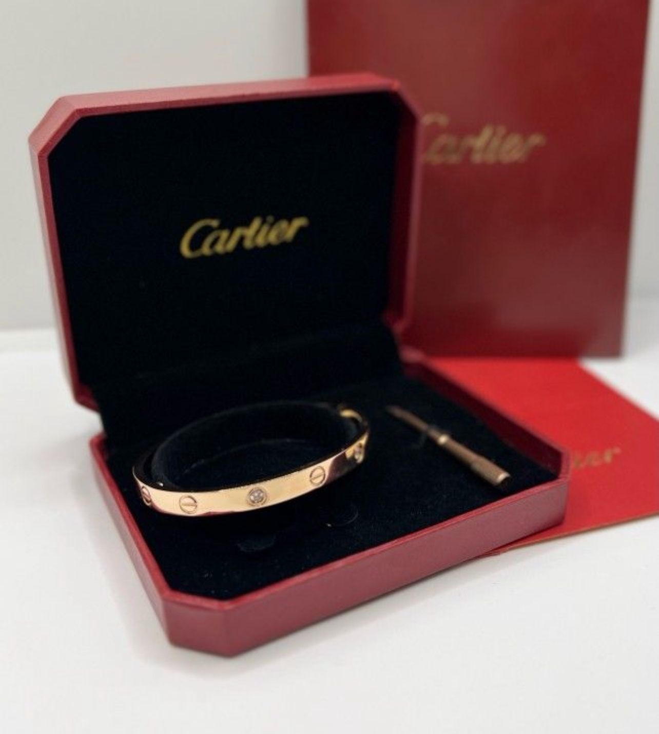 Love Bracelet Rose Gold With Box