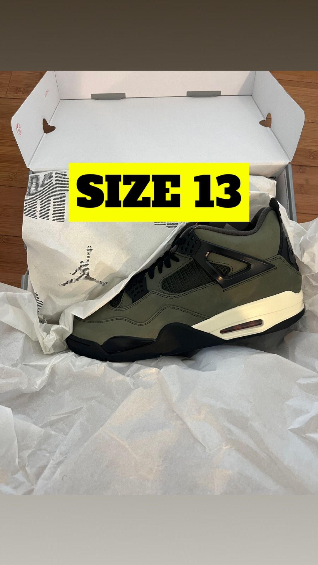 DS Jordan 4 ‘Undefeated/UNDFTD’ size 13