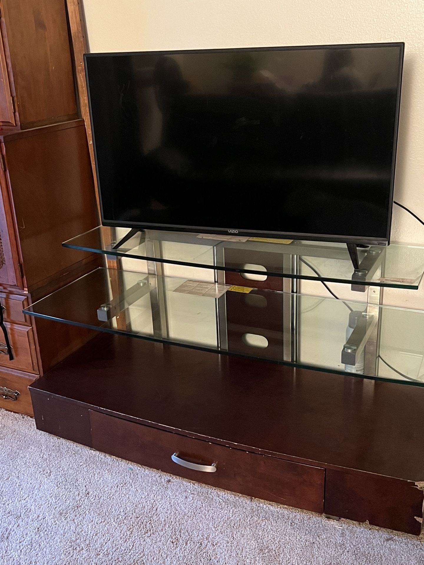Glass Tv Stand