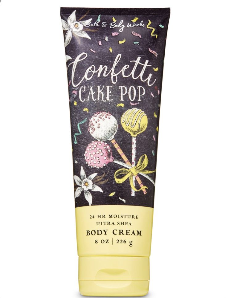 Confetti Cake Pop Ultra Shea Body Cream 8 oz / 226 g
