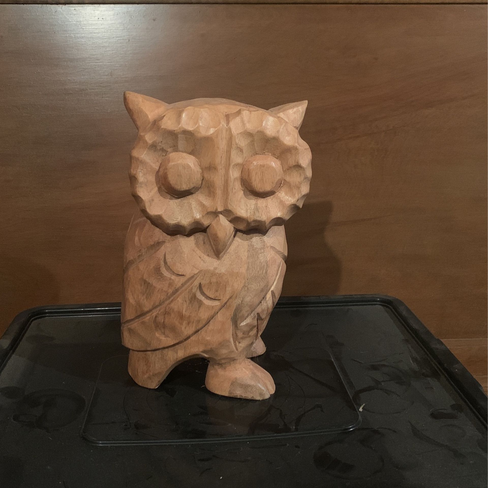 Wooden owl Statue