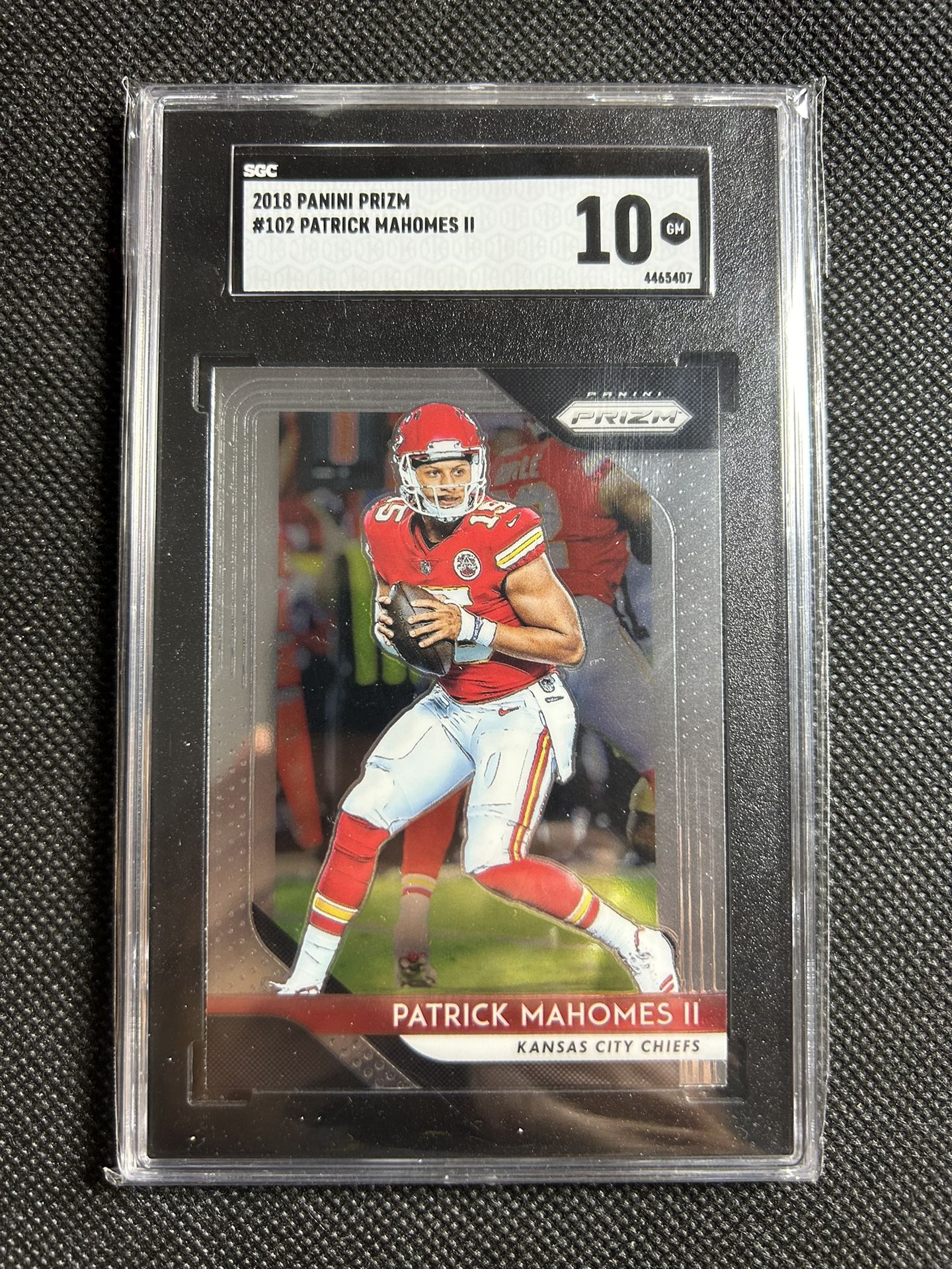 2018 panini prizm patrick mahomes II sgc 10 gem mint   Check out my other listings for more basketball baseball football collectible sports cards boxe