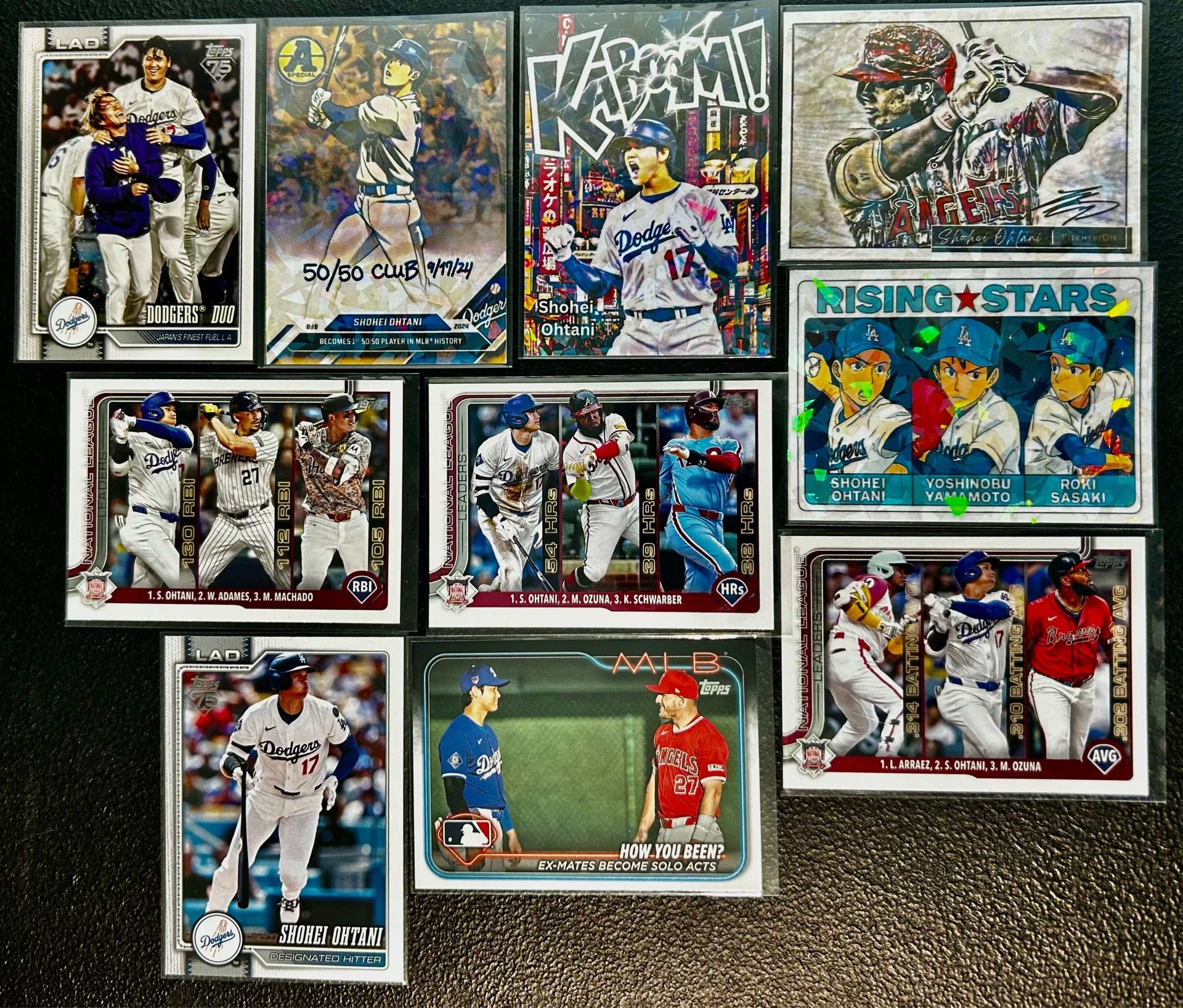 10 Shohei Ohtani Baseball Cards