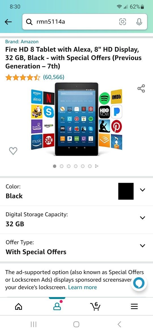 Fire HD Tablet 8