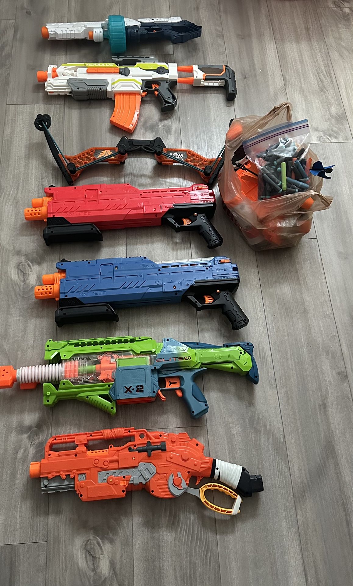 Nerf Guns With Bullets And Arrows