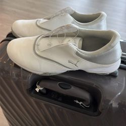 Women’s Puma White Golf Sneaker