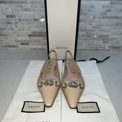 Gucci Malaga Kid / Nappa Charlotte Skin rose Size 40