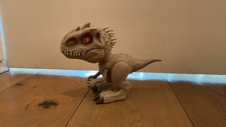 Indominus Rex Mattel Jurassic World Camp Cretaceous Feeding Frenzy Indominus Rex interactive action figure