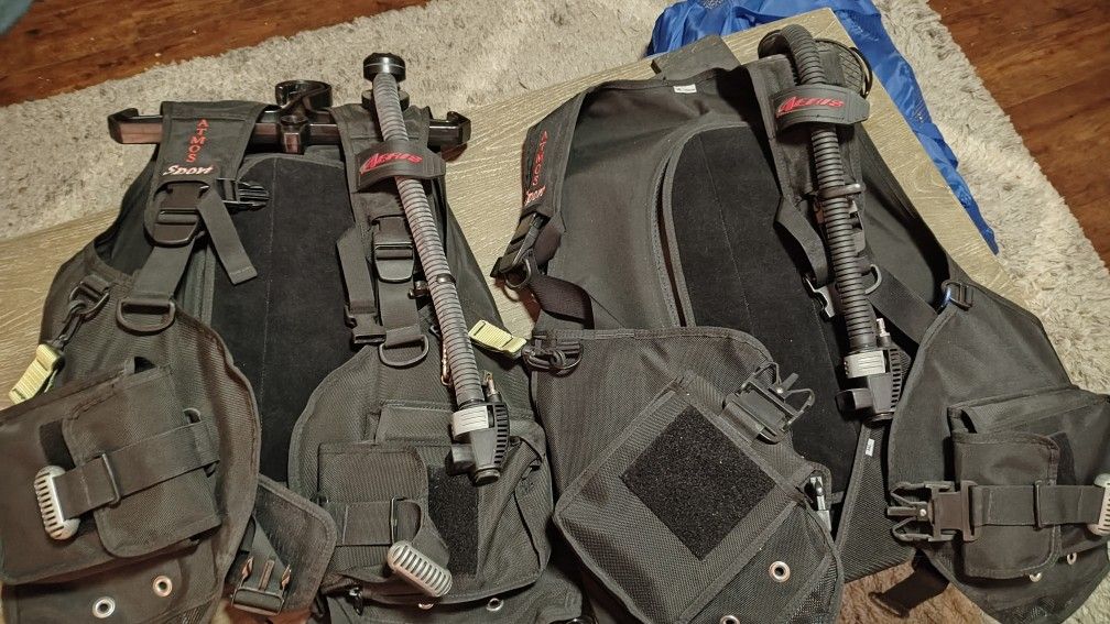 Aries Atmos Scuba vest and buoyancy compensator x2