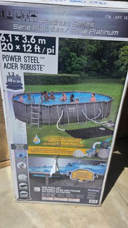 Pool 20 x 12ft x 48" New.