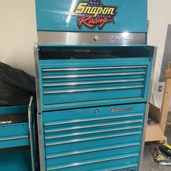 Snap-On Toolbox W/topbox and Rolling Cart