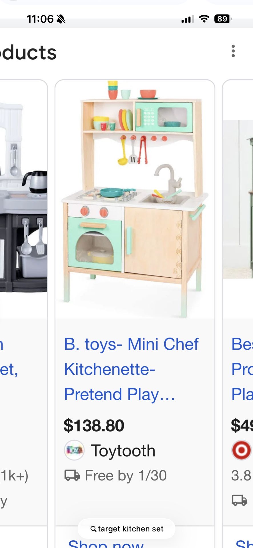 Kids Kitchen Set