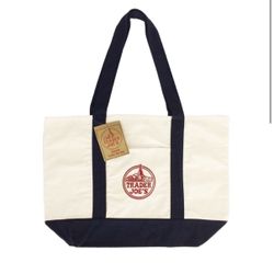 Navy Blue Large Trader Joes Tote 