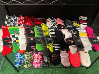 Chrome heart socks
