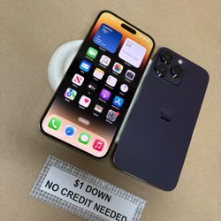 Apple IPhone 14 Pro Max 5G - Only $1 Today Pay The Rest Later! 