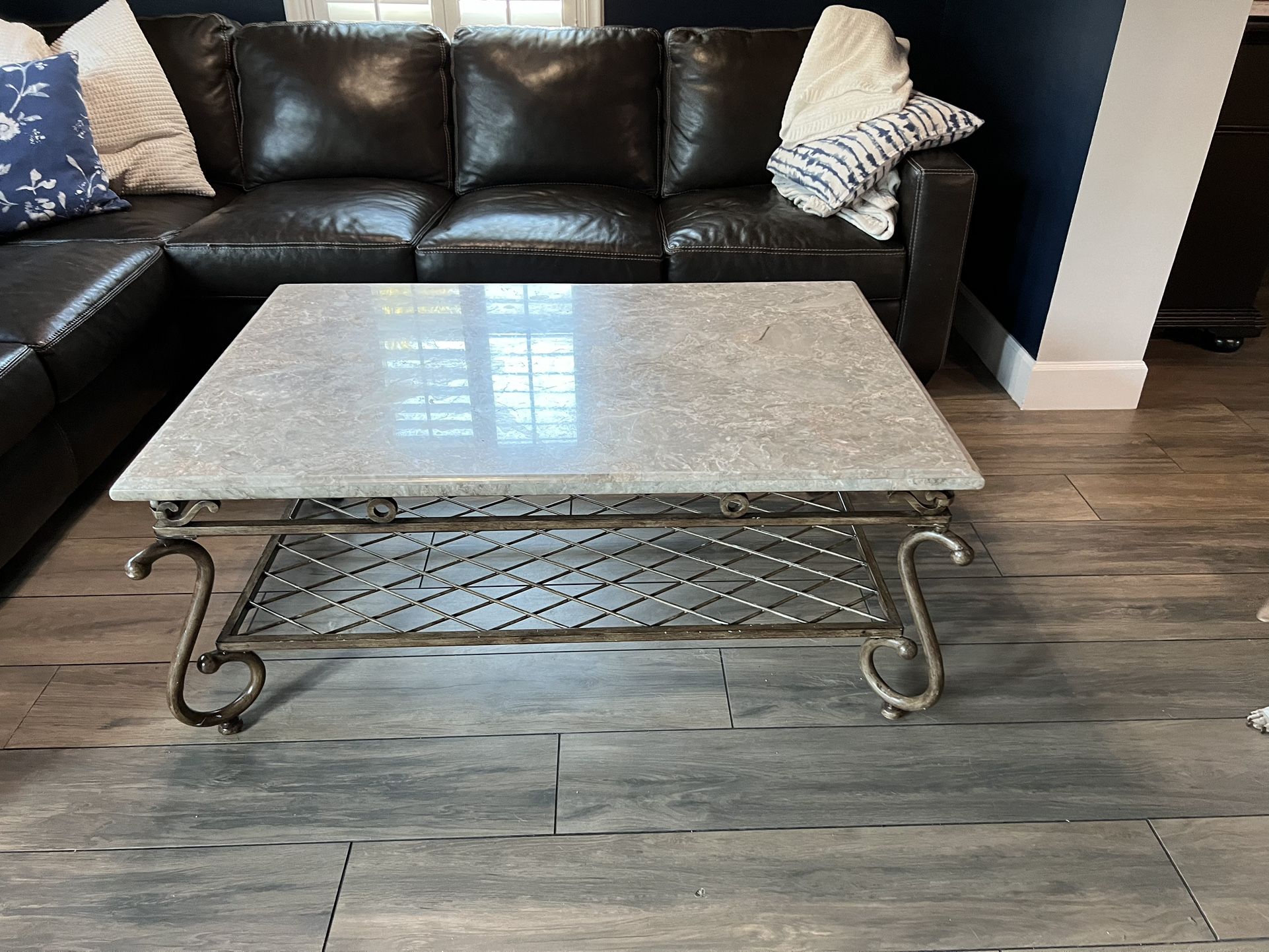 Granite Top Coffee Table