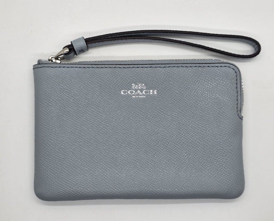 Coach Womens Wristlet/Wallet Blue