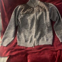 Gioberti Men's Knitted Full Zip Cardigan Sweater with Soft Brushed Flannel Lining