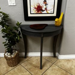 Accent Table-half moon