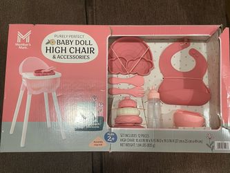 Baby Doll High Chair & Accessories
