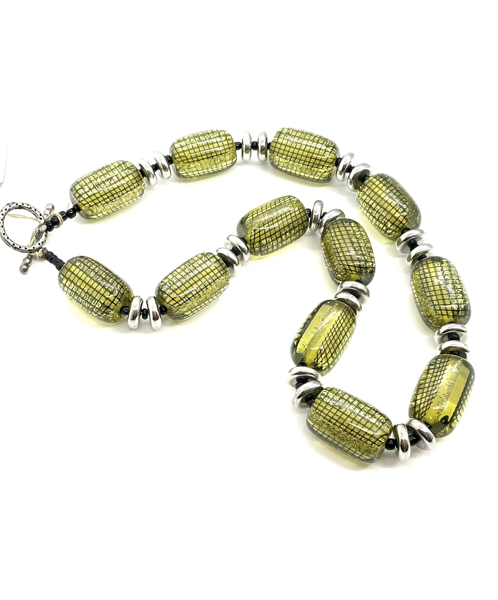 Green Acrylic Necklace