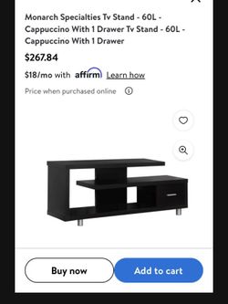 Monarch Specialities Tv Stand 60” New 