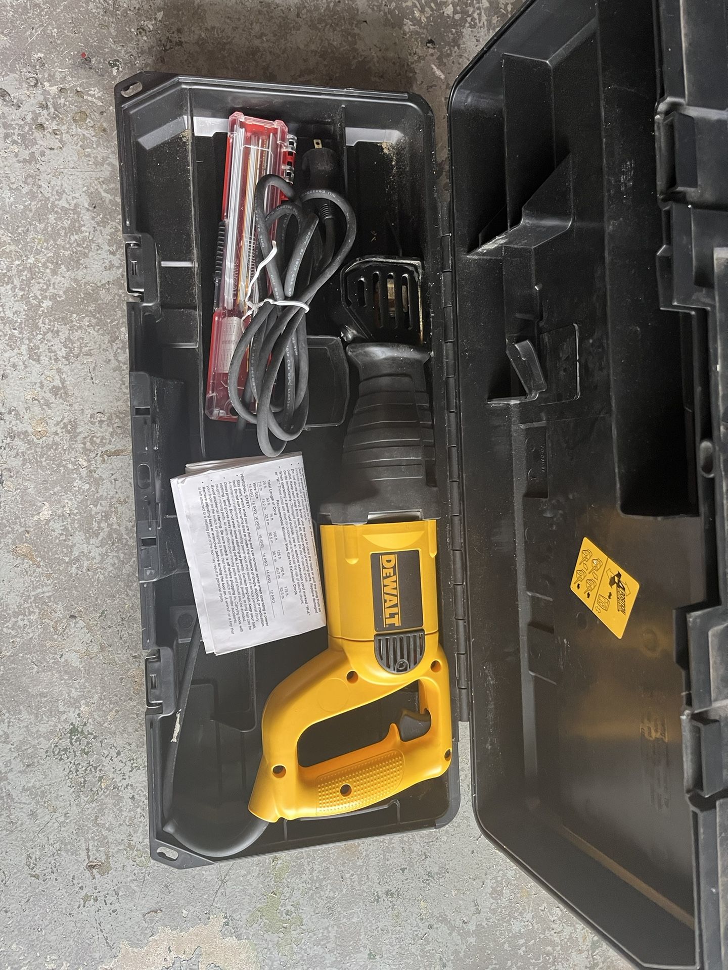 Dewalt Sawzall