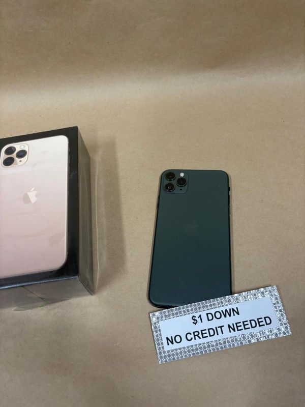 Apple IPhone 11 Pro Max - Only $1 Today Pay The Rest Later! 