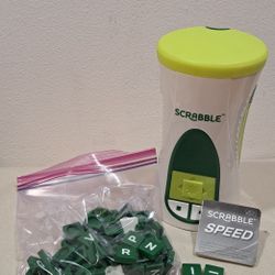 2013 Scrabble Speed Board Game